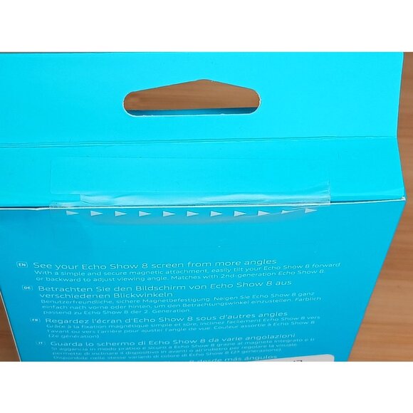 Adjustable Stand for Echo Show 8 2nd Gen Glacier White OEM New Sealed Box - Picture 4 of 5